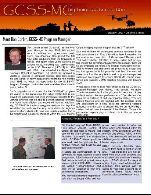 Implementation Insider January 2009 Pdf Marine Corps