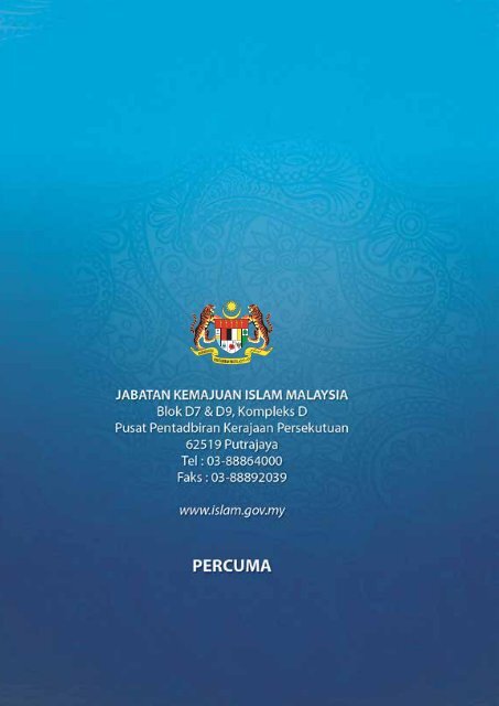 isi kandungan - Jabatan Kemajuan Islam Malaysia
