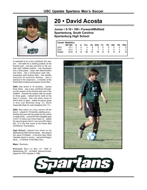 USC Upstate Spartans - University of South Carolina Upstate