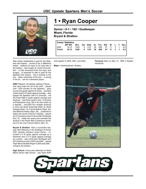 USC Upstate Spartans - University of South Carolina Upstate