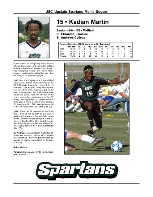 USC Upstate Spartans - University of South Carolina Upstate