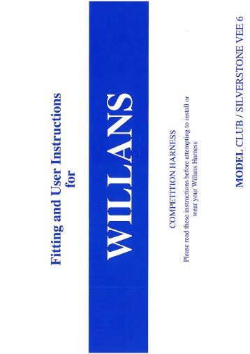 willans harness 6 point.pdf - Formula Ford Zetec