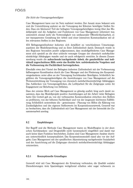 Case Management in der Suchtkranken- und ... - Fogs GmbH