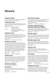 Glossary of terms used in the Handbooks - Macquarie University ...