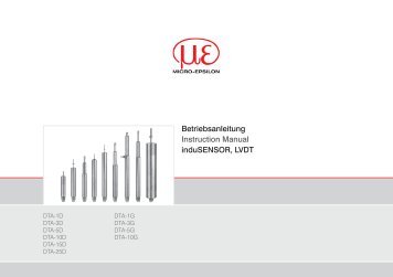 Betriebsanleitung induSENSOR Serie LVDT - Micro-Epsilon ...