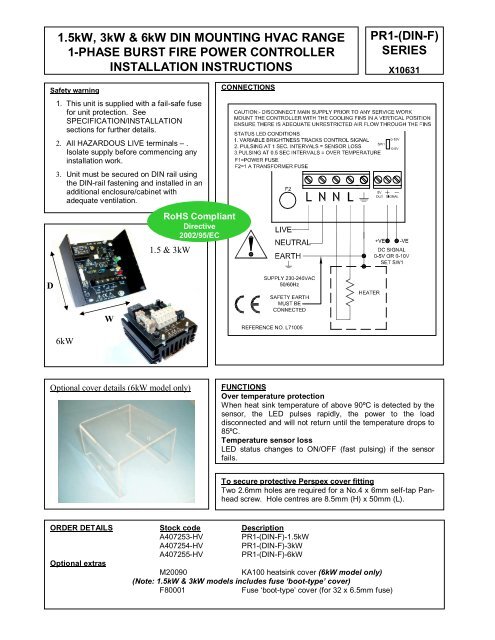 To Download Specification Sheet United Automation To Download Specification Sheet United Automation