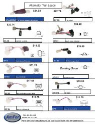 Alternator Test Leads - Connolly Sales & Marketing