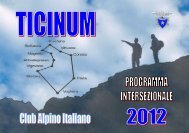 Opuscolo 2012 in formato PDF - SEZIONE CAI - Voghera