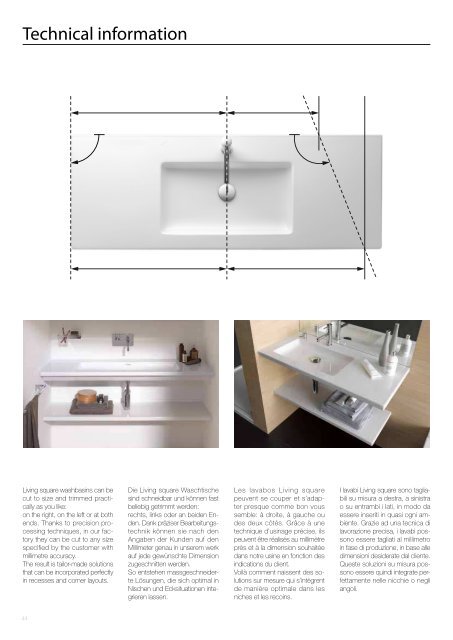 Technical information - Laufen