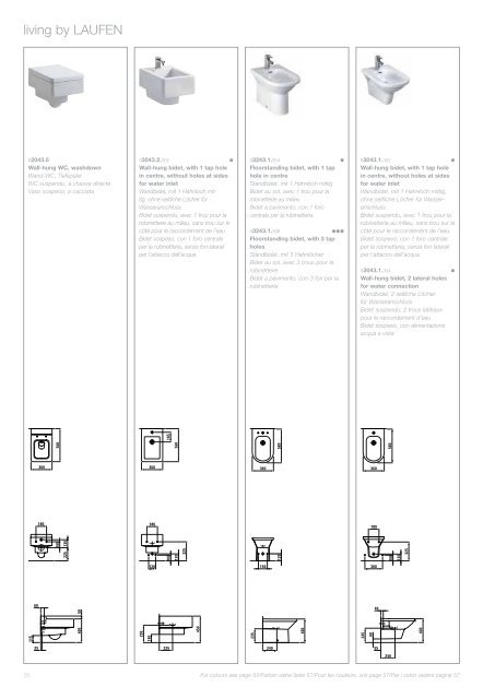 Technical information - Laufen