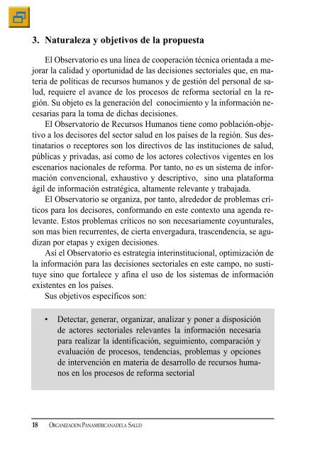 observatorio de recursos humanos de salud en las reformas ...