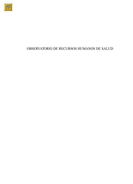 observatorio de recursos humanos de salud en las reformas ...