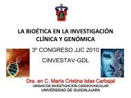 la bioÃ©tica en la investigaciÃ³n clÃ­nica y genÃ³mica - Cinvestav
