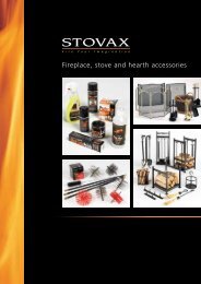 Fireplace, stove and hearth accessories - Brochures - Stovax