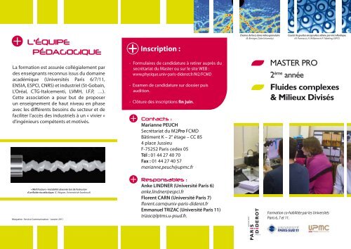 Depliant Masters Fluides complexes BD - UniversitÃ© Paris Diderot ...