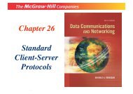 Chapter 26 Standard Client-Server Protocols