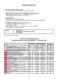 GebÃ¼hrenÃ¼bersicht - Zentralverband der Ãrzte fÃ¼r Naturheilverfahren