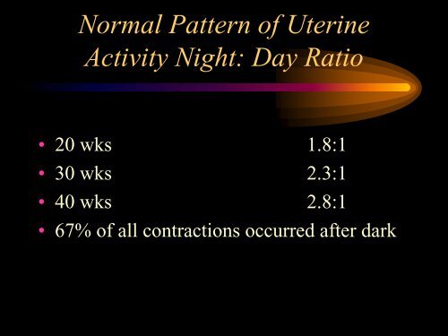 PRETERM LABOR AND PROM: - ANTHC