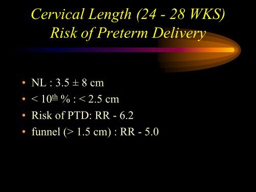 PRETERM LABOR AND PROM: - ANTHC