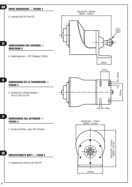 Rotary Sprocket Autopilot Drive Installation Guide Rotary ... - Lewmar