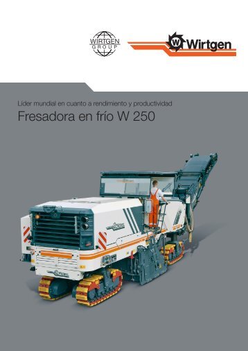 Fresadora en frÃƒÂ­o W 250 - Wirtgen GmbH