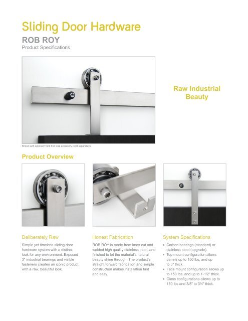 Sliding Door Hardware Rob Roy Top Mount Barn Door Hardware