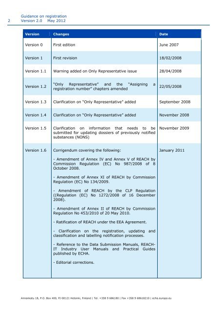 Guidance on registration - ECHA - Europa