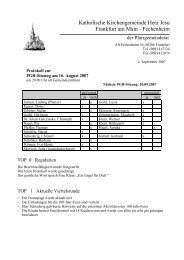 Protokoll der PGR-Sitzung am 16. August 2007 - Herz Jesu ...