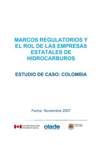 marcos regulatorios y el rol de las empresas estatales de ...