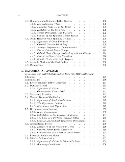 Dynamics Analysis of Space Tether Missions - Univelt