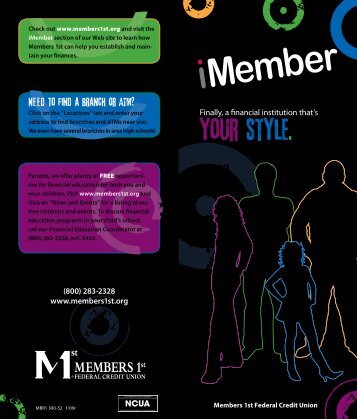 your style. - Members 1st Federal Credit Union