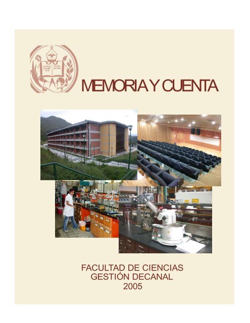 memoria y cuenta - Facultad de Ciencias - Universidad de Los Andes