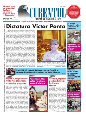 Dictatura Victor Ponta - Curentul