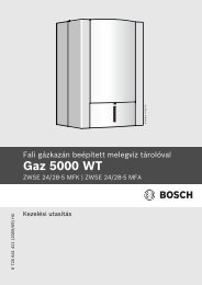 Gaz 5000 WT (PDF 1.3 MB) - Bosch Termotechnika