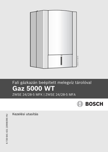 Gaz 5000 WT (PDF 1.3 MB) - Bosch Termotechnika