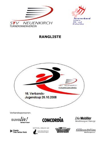 RANGLISTE - STV Neuenkirch