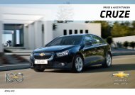 Download Cruze Ausstattungs- und Preisliste - Chevrolet ...