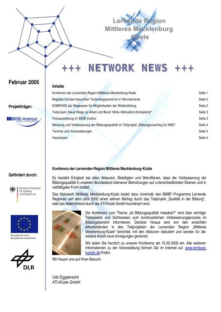+++ NETWORK NEWS +++ Februar 2005 - EUROlocal