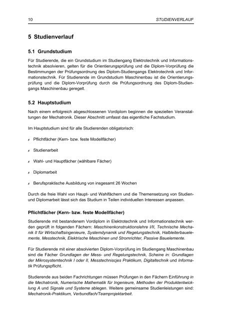 Mechatronik - im PDF Format - FakultÃ¤t fÃ¼r Maschinenbau