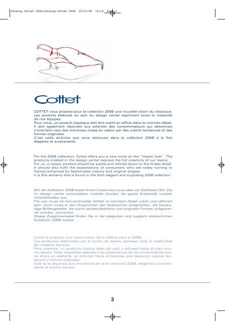 Catalog Cottet 2008:Catalog Cottet 2008 22/01/08 12:18 Page 1
