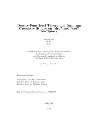 Density-Functional Theory and Quantum Chemistry Studies on âdry ...