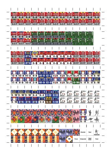 Unit counters, OOB and historical commentary (A4 pdf) - La Bataille