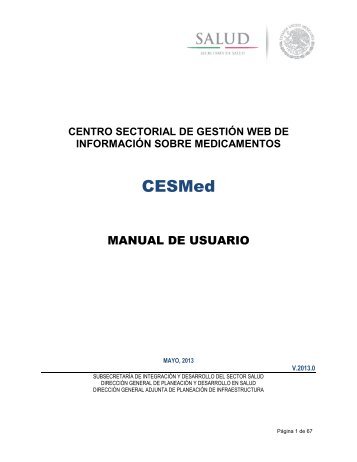 CESMed - Dirección General de Planeación y Desarrollo en Salud