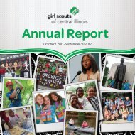 2012 Annual Report - Girl Scouts of Central Illinois