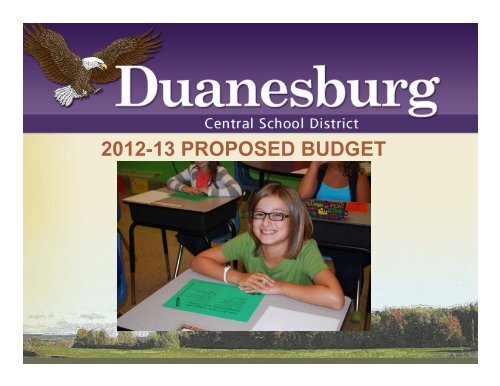 2012-13 proposed budget - Duanesburg Central School District ...