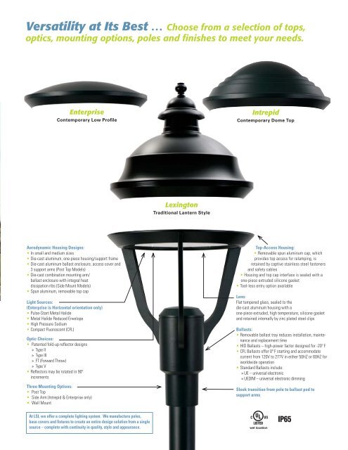 Greenlee Enterprise, Intrepid & Lexington Series - LSI Industries Inc.