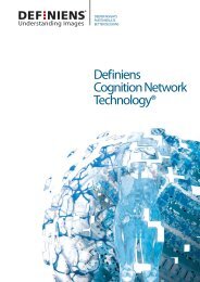 Definiens Cognition Network Technology