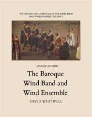 Download a preview of The Baroque Wind Band ... - Whitwell Books