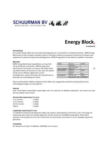 download info - Schuurman B.V.