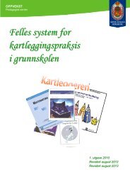 Felles obligatorisk system for kartleggingspraksis i Kristiansand ...